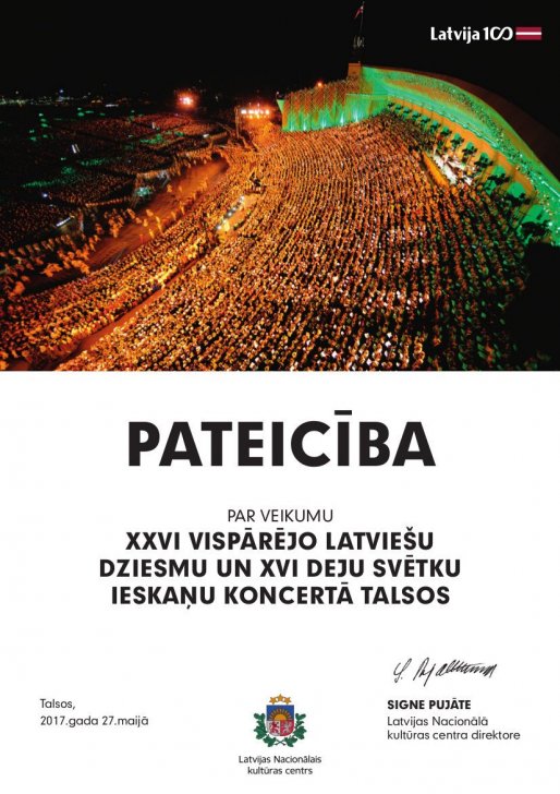 LNKC pateicība