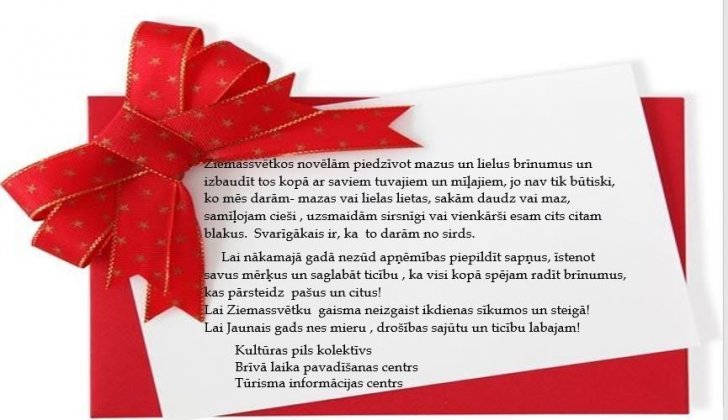 Kultūras pils apsveikums