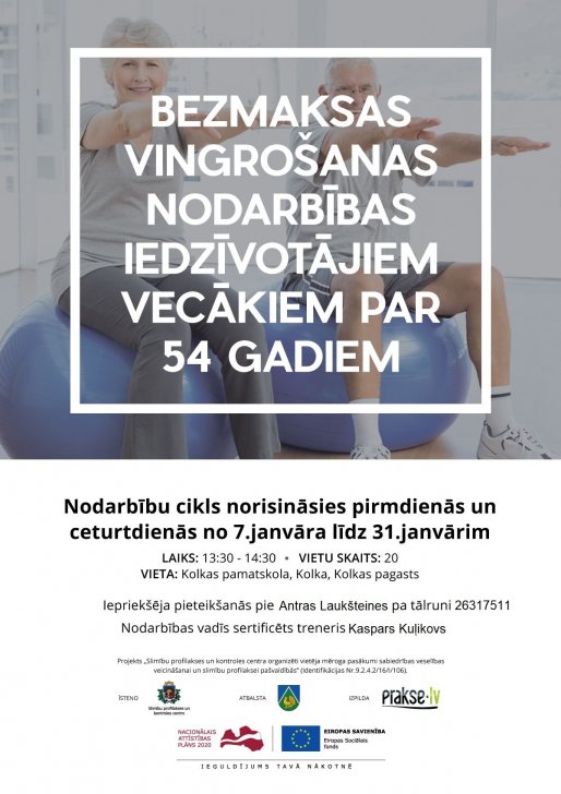 Vingrošanas afiša